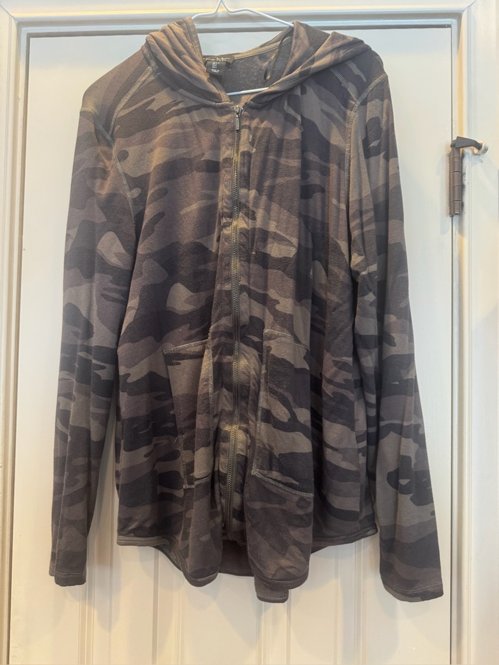 Camouflage Zip Hoodie Jacket